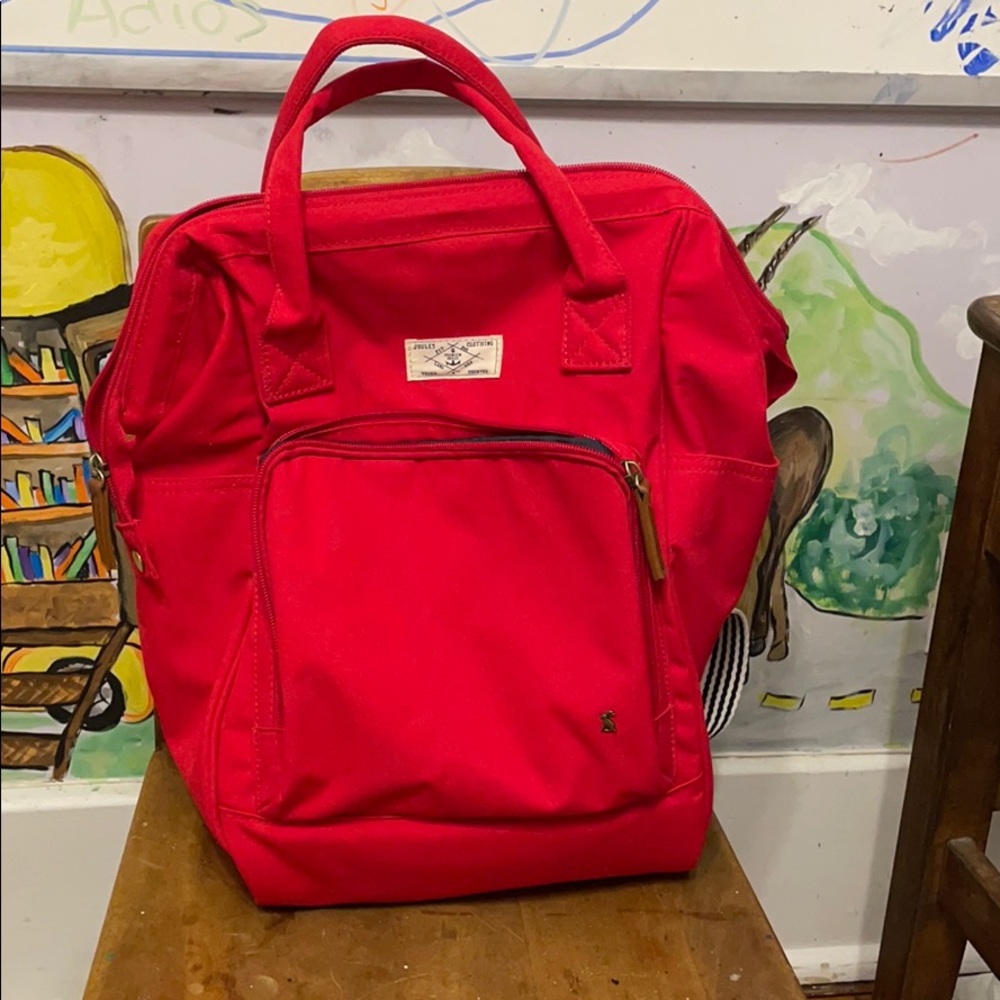 Joules backpack with straps and handles